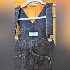 NWOT| Denim Overalls Black denim jumper - Black Short| XXL